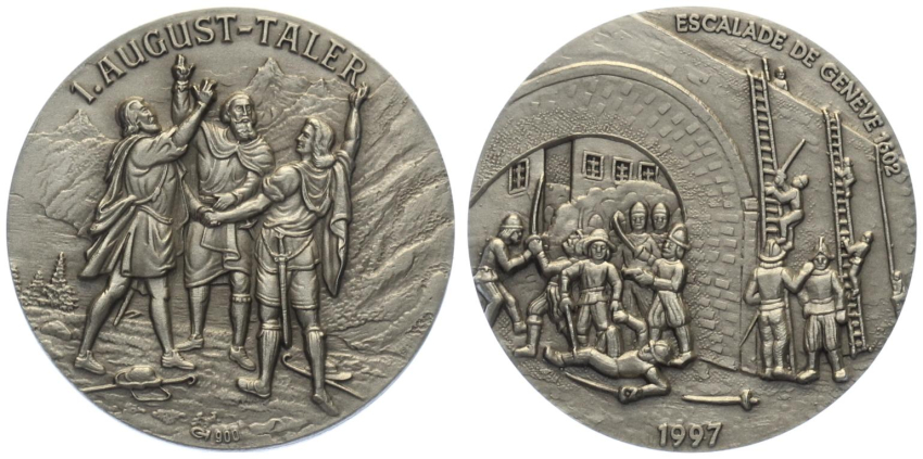 1. August-Taler 1997 - Escalade de Geneve 1602